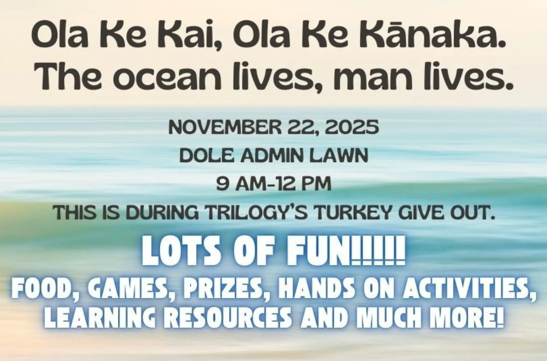 Ola Ke Kai event description