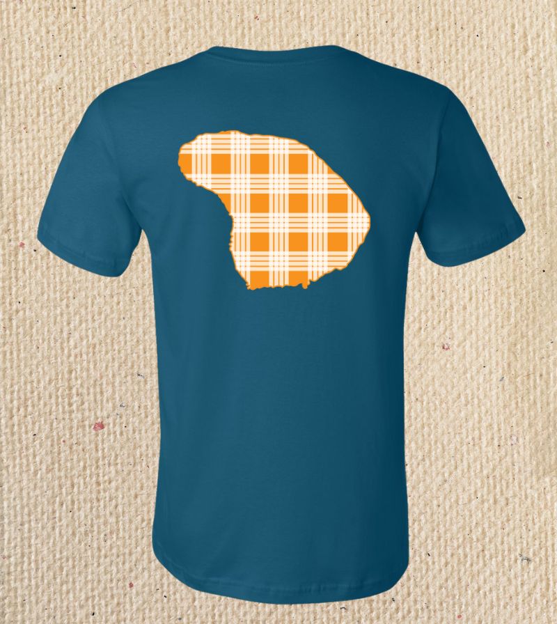 Teal Palaka Tee Back